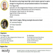 Special seminar: Cell Based High Content Imaging